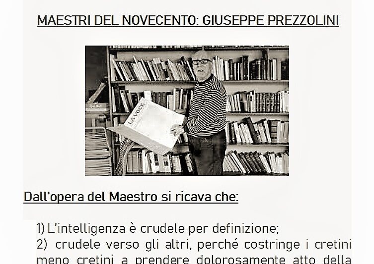 Lettura consigliata: “Vita di Nicolò Machiavelli, fiorentino” di Giuseppe Prezzolini