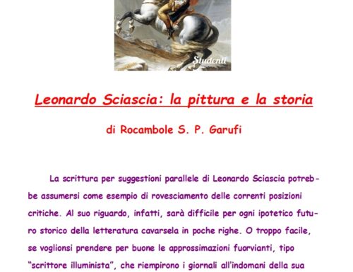 Garufi, Rocambole S. P. – Leonardo Sciascia: la pittura e la storia